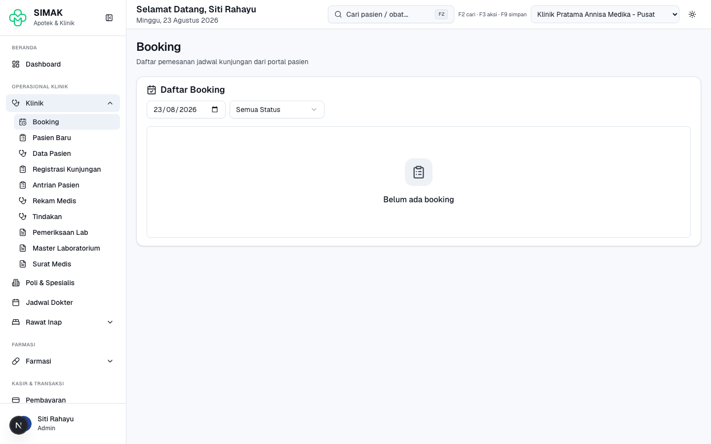 Konfirmasi booking